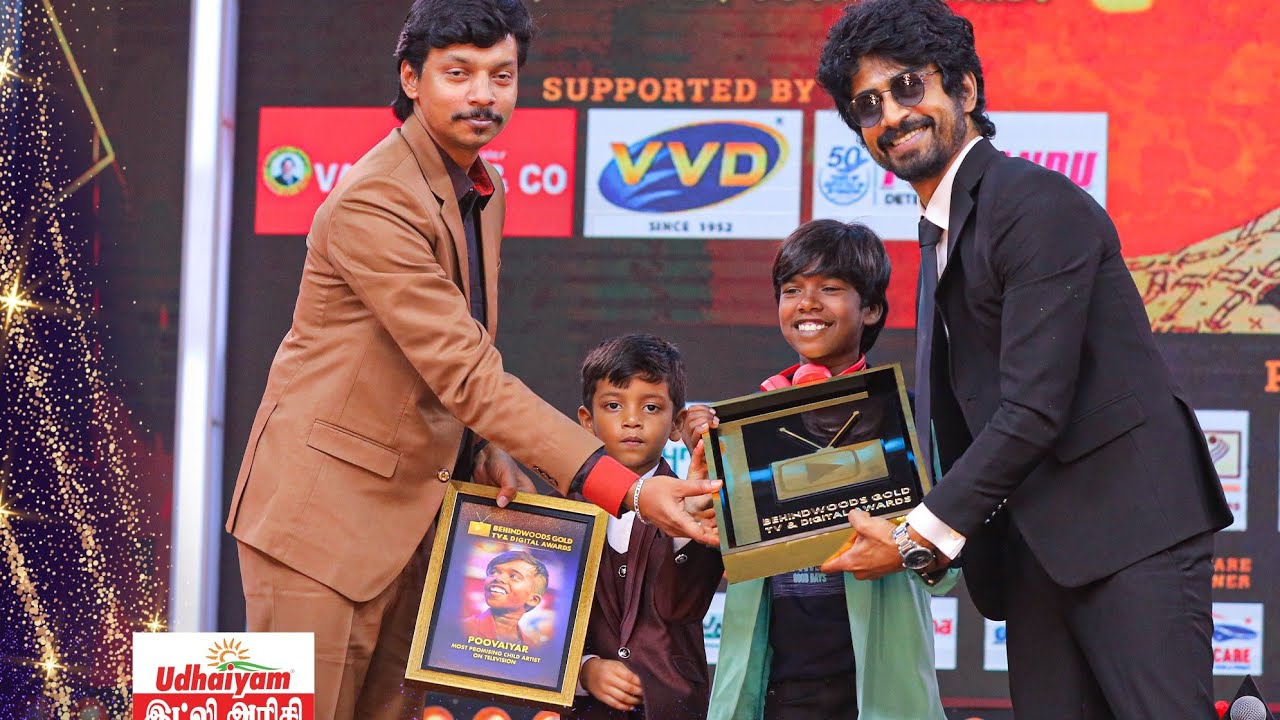 Poovaiyar and Arjun Das recreate Thalapathy Vijay’s Vaathi Kabaddi scene from Master in Behindwoods Gold Icons