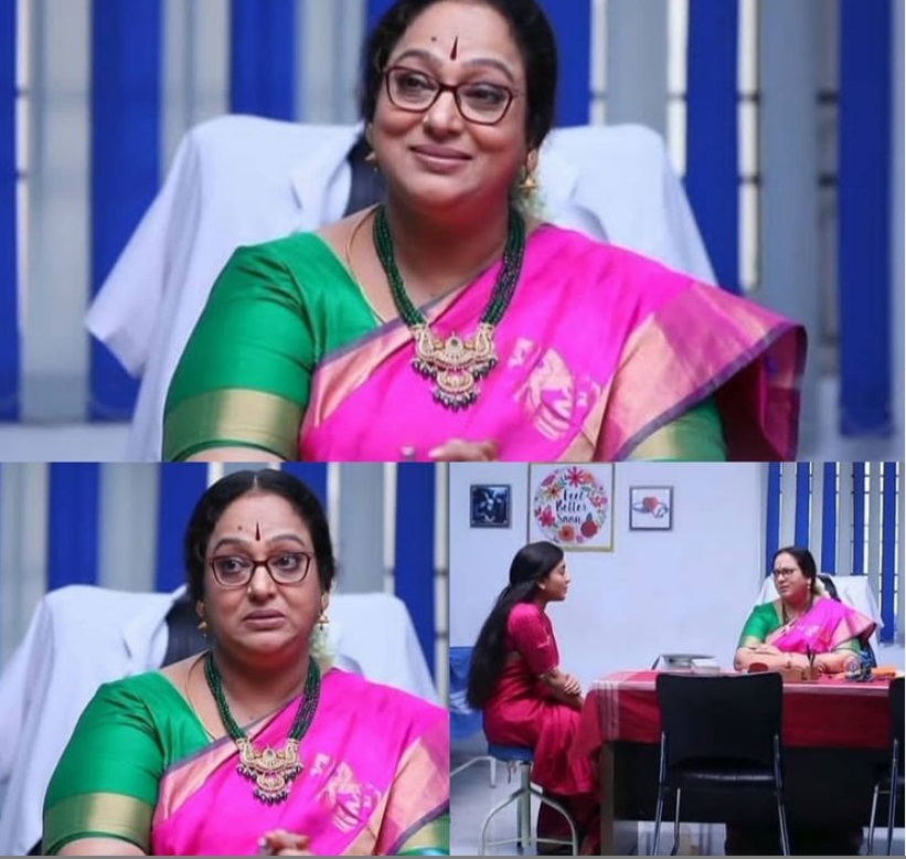 Nalini seen in Sembaruthi serial that airs on Zee Tamil