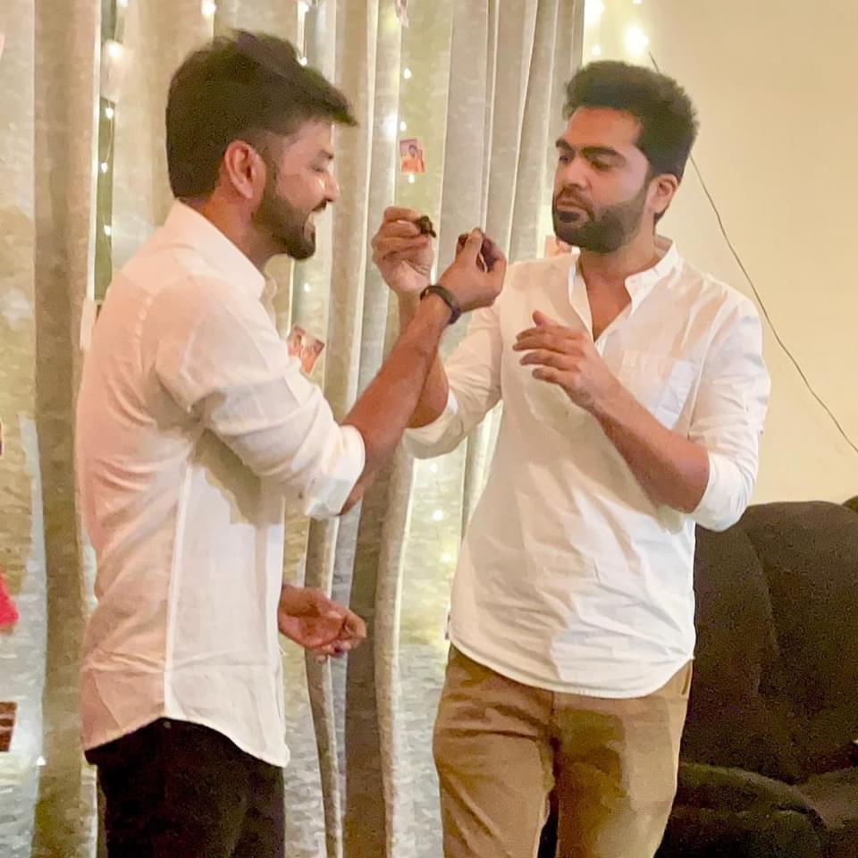 STR gives surprise to this popular Tamil Hero on his birthday - Fans sema happy