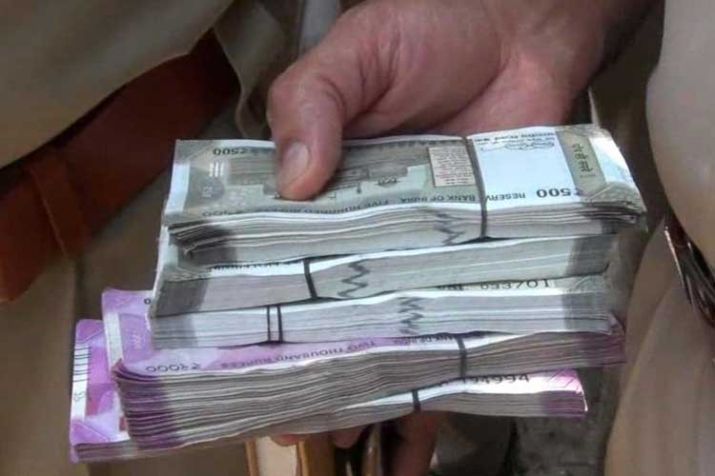 Telangana corruption 5 lakh rupees set on fire corruption
