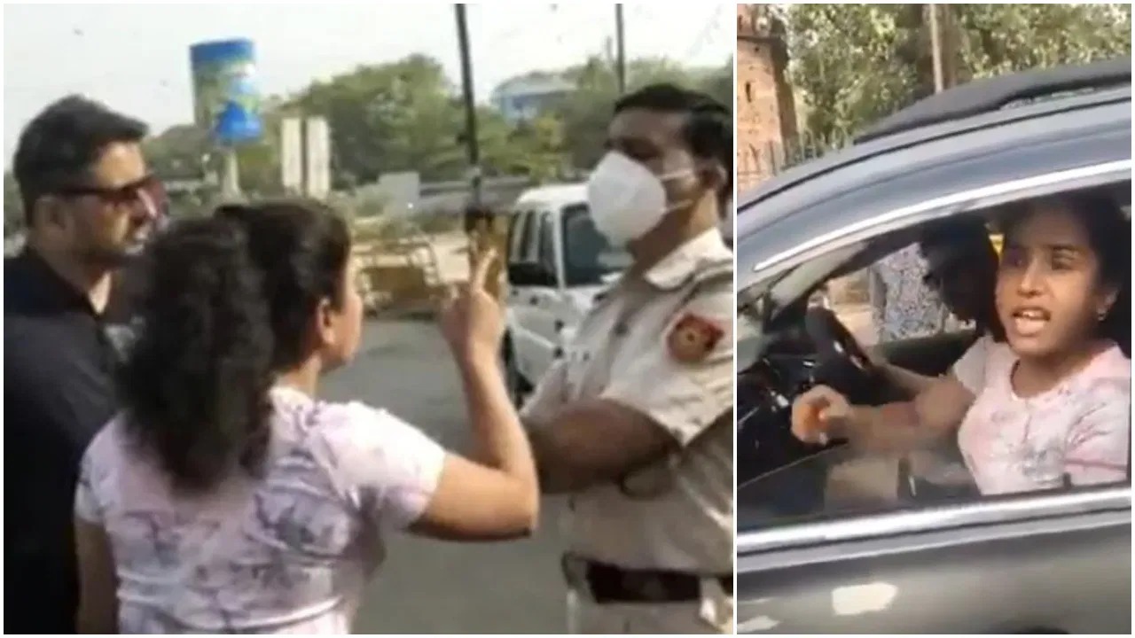 Delhi couple, stopped for not wearing mask, misbehaves with cops