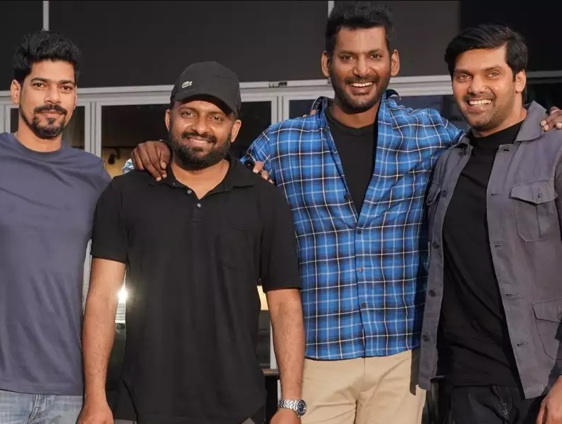 Director shares a mass and mirattal update from Arya and Vishal's Enemy