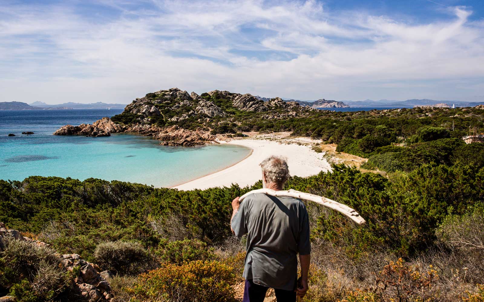 An 81-year-old man living alone on an island in Italy