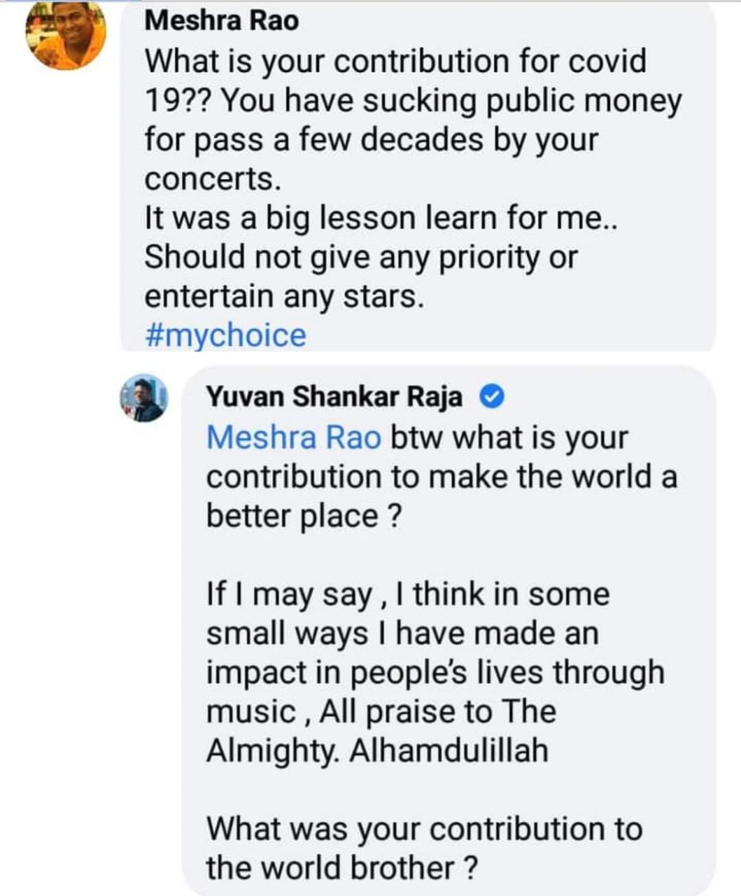 See Yuvan Shankar Raja shuts down haters with savage replies