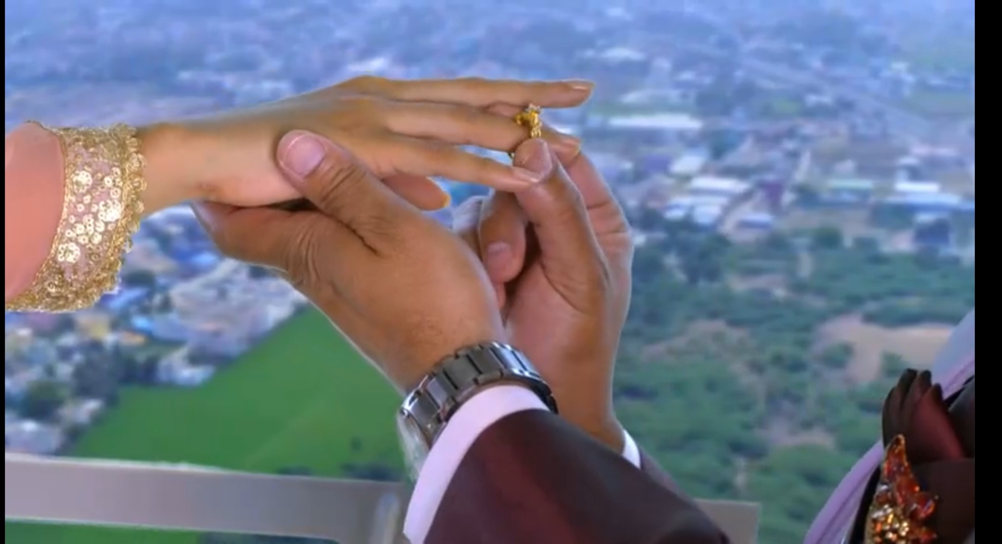 Zee tamil serial love proposal in helicopter trending