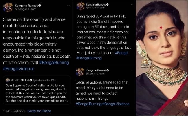 Details - Why Kangana Ranaut twitter account suspended