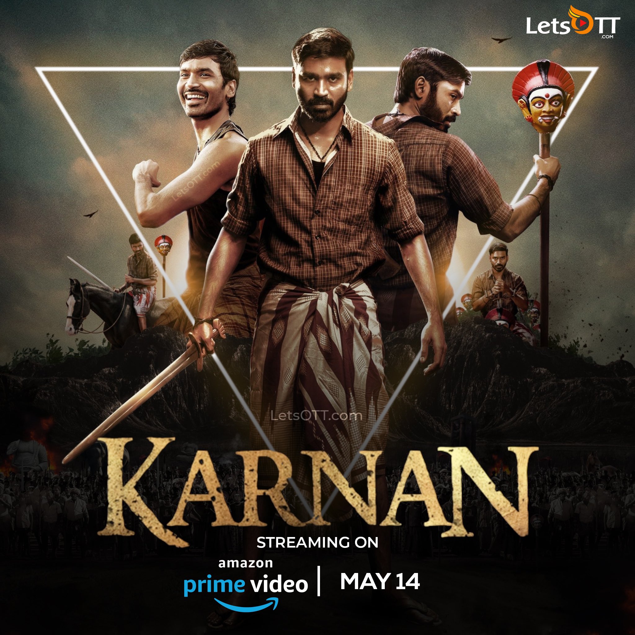 Dhanush and Mari Selvaraj’s Karnan new OTT release date announced in Amazon Prime