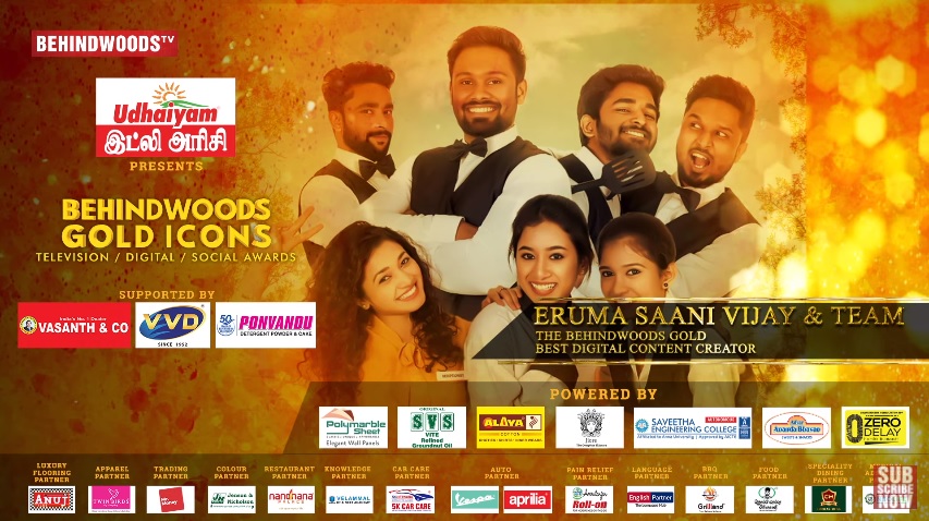 Pugazh teaches body building poses to Eruma Saani Vijay; funny viral video