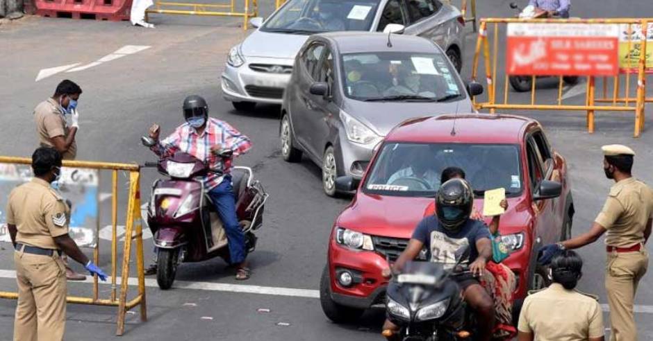 Chennai police makes e-registration mandatory for travel in city