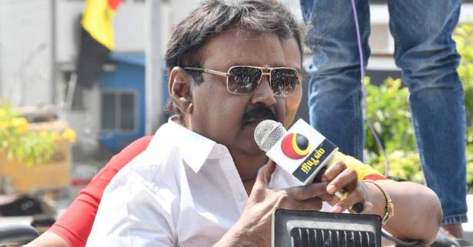 DMDK leader Vijayakanth admitted in Chennai hospital