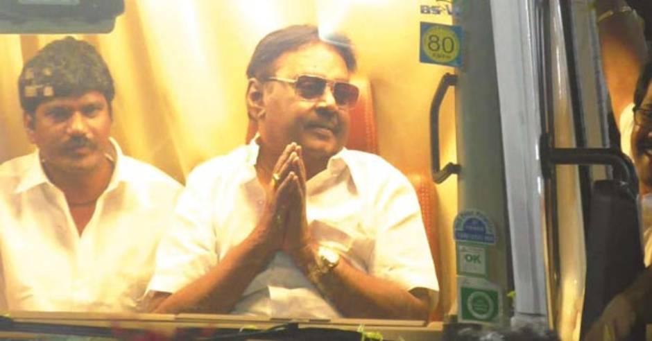 DMDK party released statement for Vijayakanth health issue