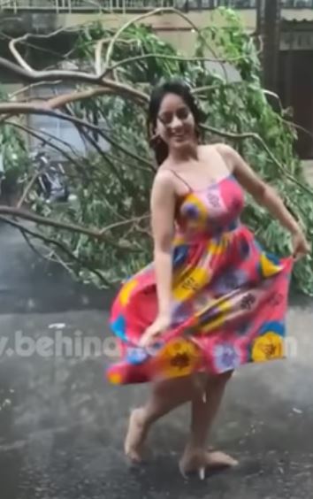 actress Deepika Singh Goyal trending pic amid cyclone tree 