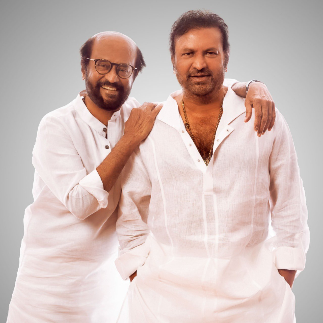 Popular hero shares the Original Gangsters’ pics with Superstar Rajinikanth and Mohan Babu