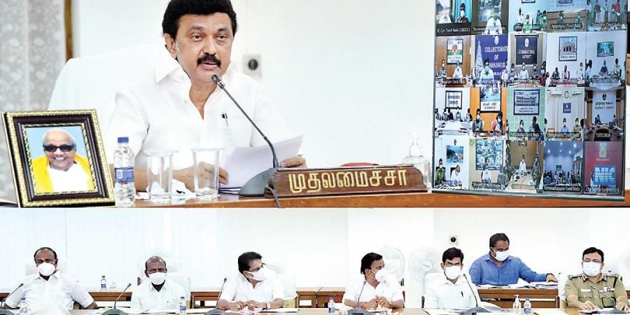 CM Stalin Hold meeting with 6 district collectors