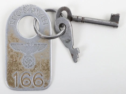 Adolf Hitler’s toilet key found by British pilot 76 years ago sells