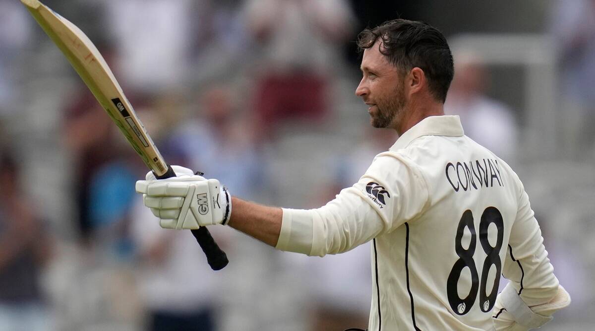 New Zealand Devon Conway scored 136 on his Test debut at Lord's