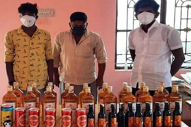 3 people arrested for hoarding liquor on train for friends