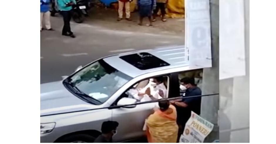 CM MK Stalin stopped his convoy during his recent visit Salem