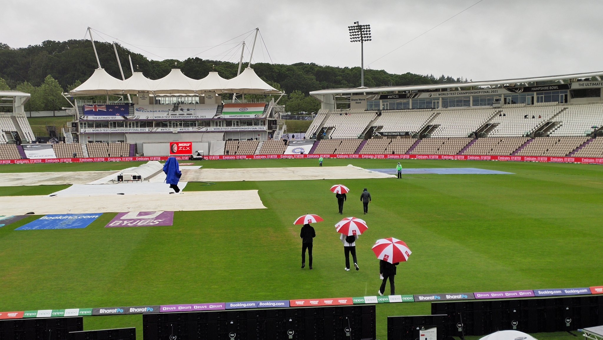 WTC Final: Toss delayed due to rain in Southampton