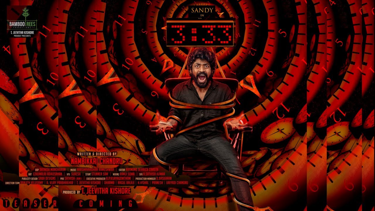 Bigg Boss Sandy and Gautham Menon’s spooky 3:33 teaser out; Moonumuppathimoonu