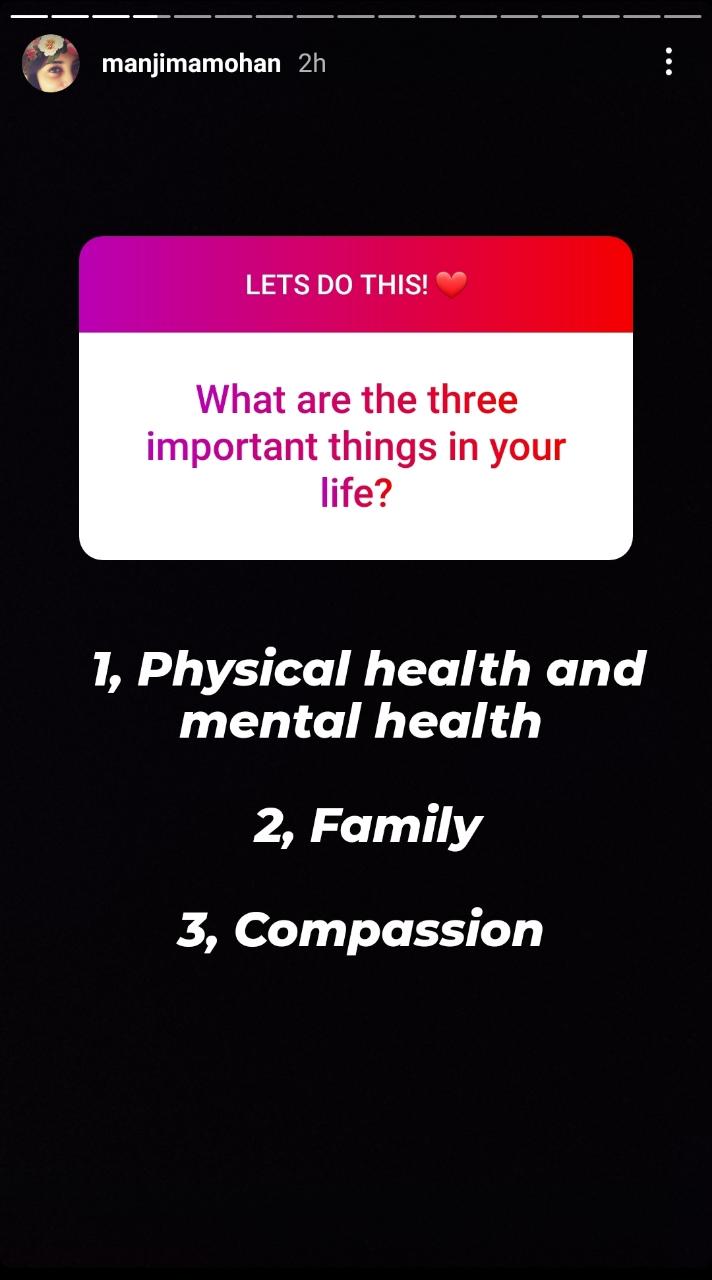 Manjima Mohan is single or committed? Actress' 'vera level' reply to a fan's question on her relationship status! - Take a look