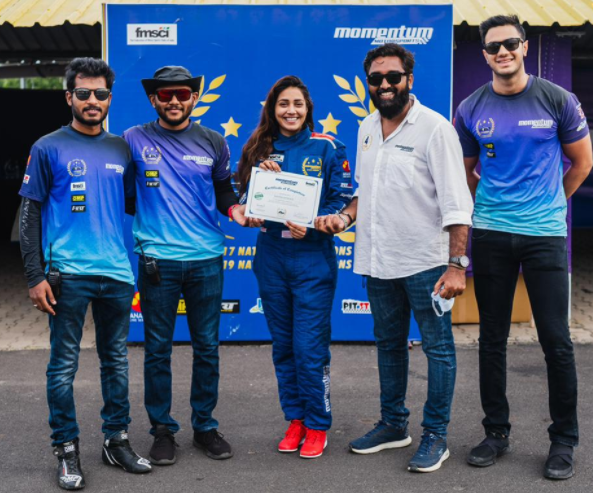 Nivetha Pethuraj achieves a new mass feat - stuns in car racing; video goes VIRAL