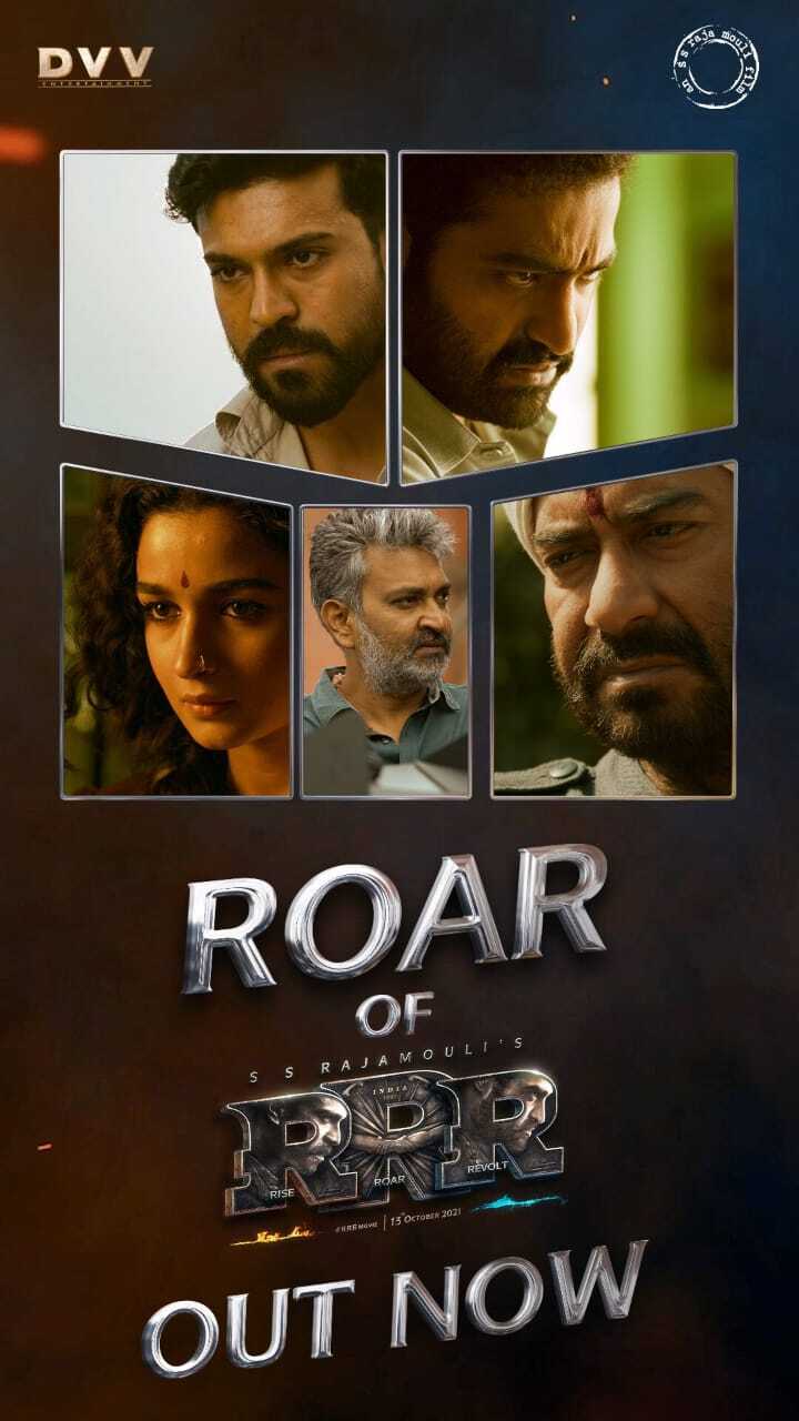 RRR movie making video Roar of RRR is released 