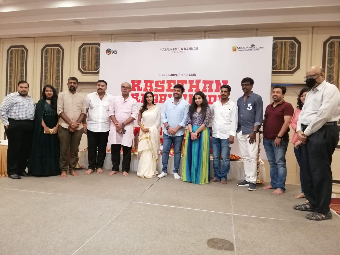 Mirchi Shiva and Yogi Babu's remake of Kasethan Kadavulada gets this Cook With Comali fame on board ft Sivaangi