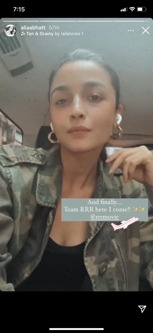 Team RRR, here I come - Popular star updates with the coolest candid pic