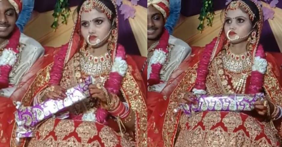 Bride gets angry after she receives gift from groom's friends