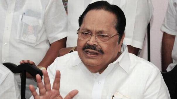 Duraimurugan said that some people in the party had betrayed