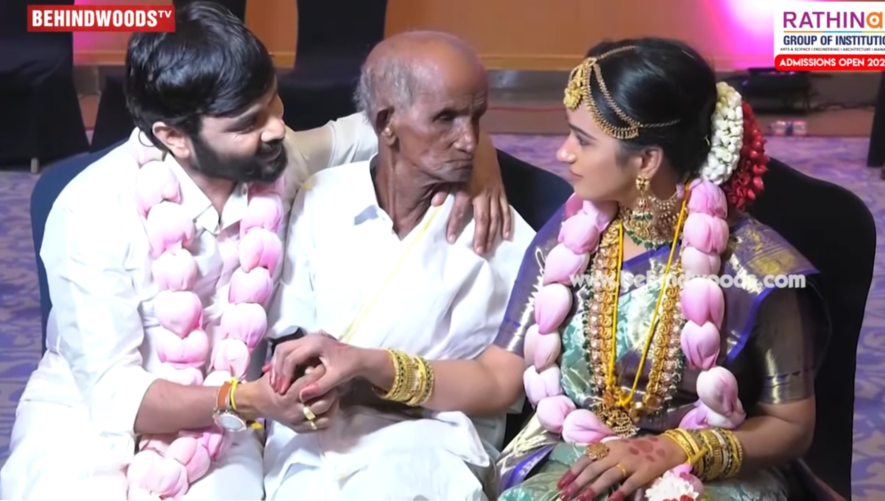 Snekan Kannika Ravi Snekan father emotional moment wedding video