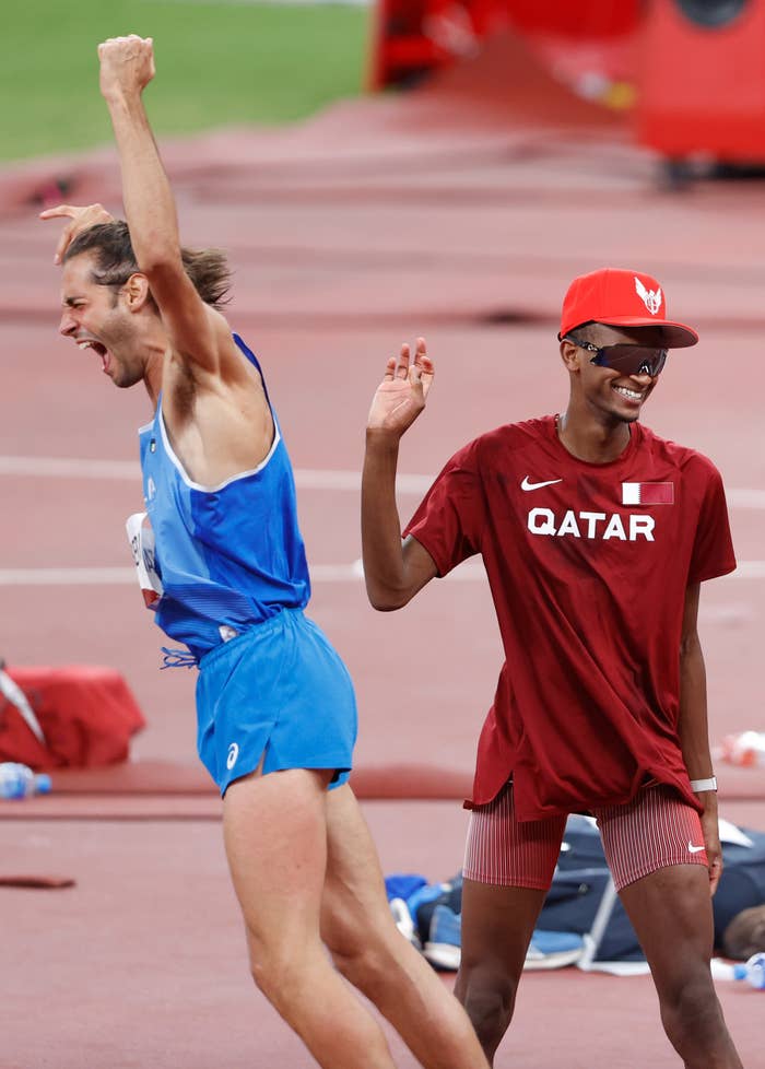 Qatar, Italy high jumpers to share gold at Tokyo Olympics 2020