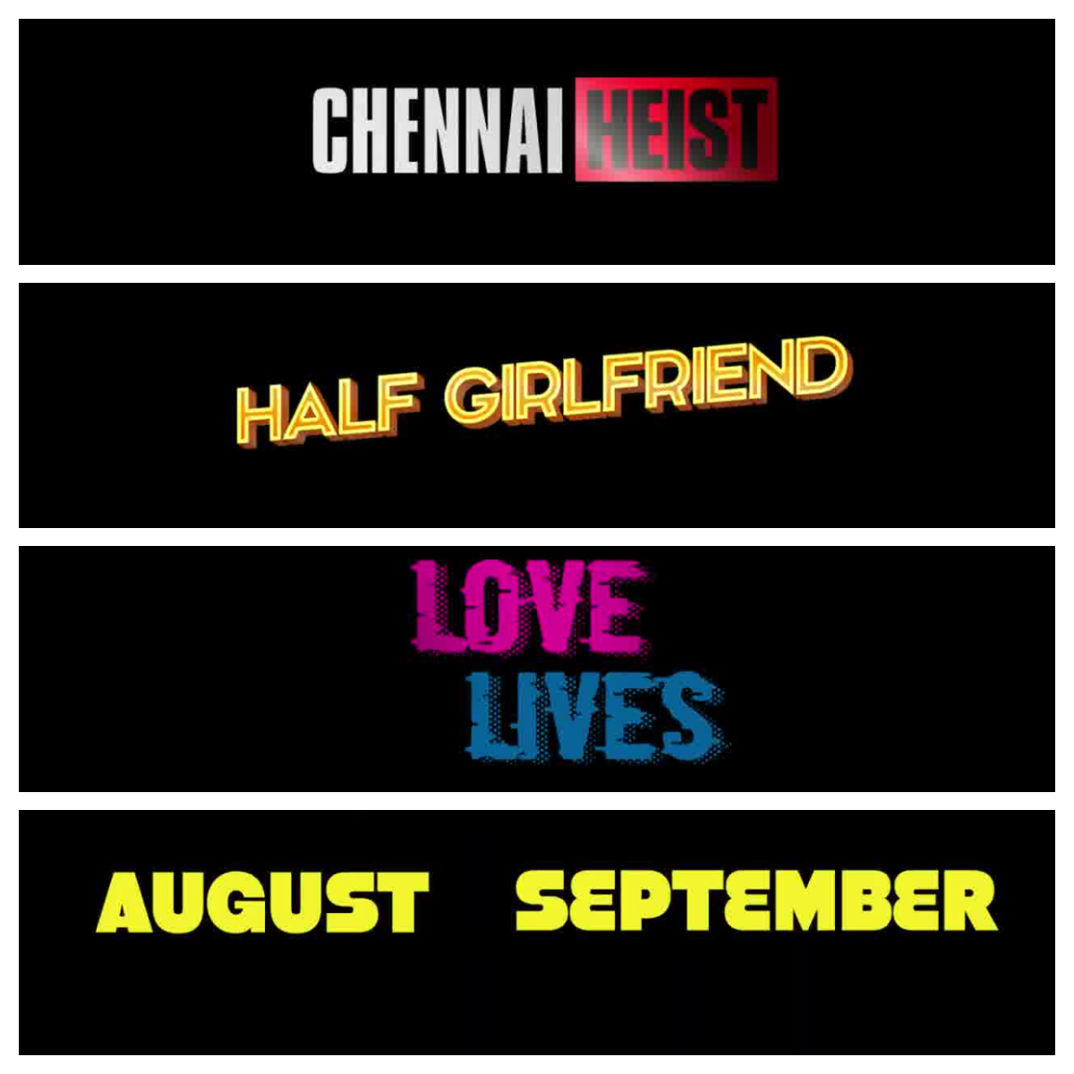behindwoods web series Half Girlfriend Love Lives Chennai Heist