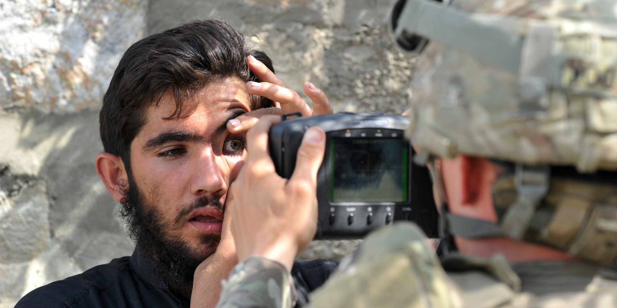 us Biometric equipment in the hands of the Taliban