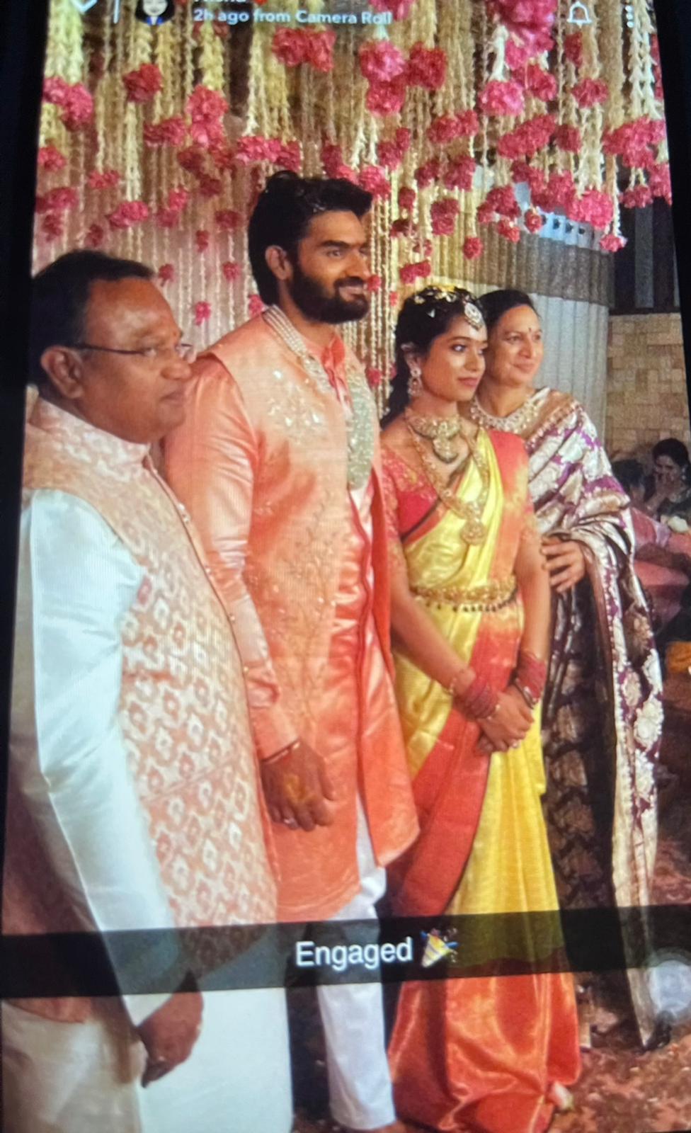 Valimai star gets engaged secretly; pic from the ceremony goes viral ft Karthikeya Gummakonda