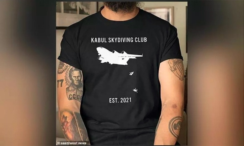 Etsy Sells T-Shirts Mocking Afghans Falling From Aircraft