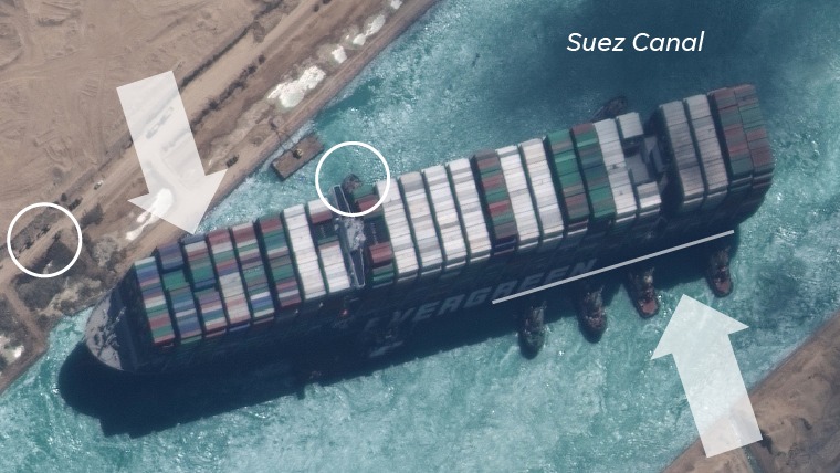 Ever Given, the ship that blocked Suez Canal, crosses the canal again