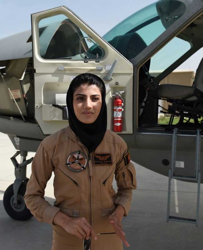First Female Afghan Air Force Pilot Says Taliban Will Hurt Women