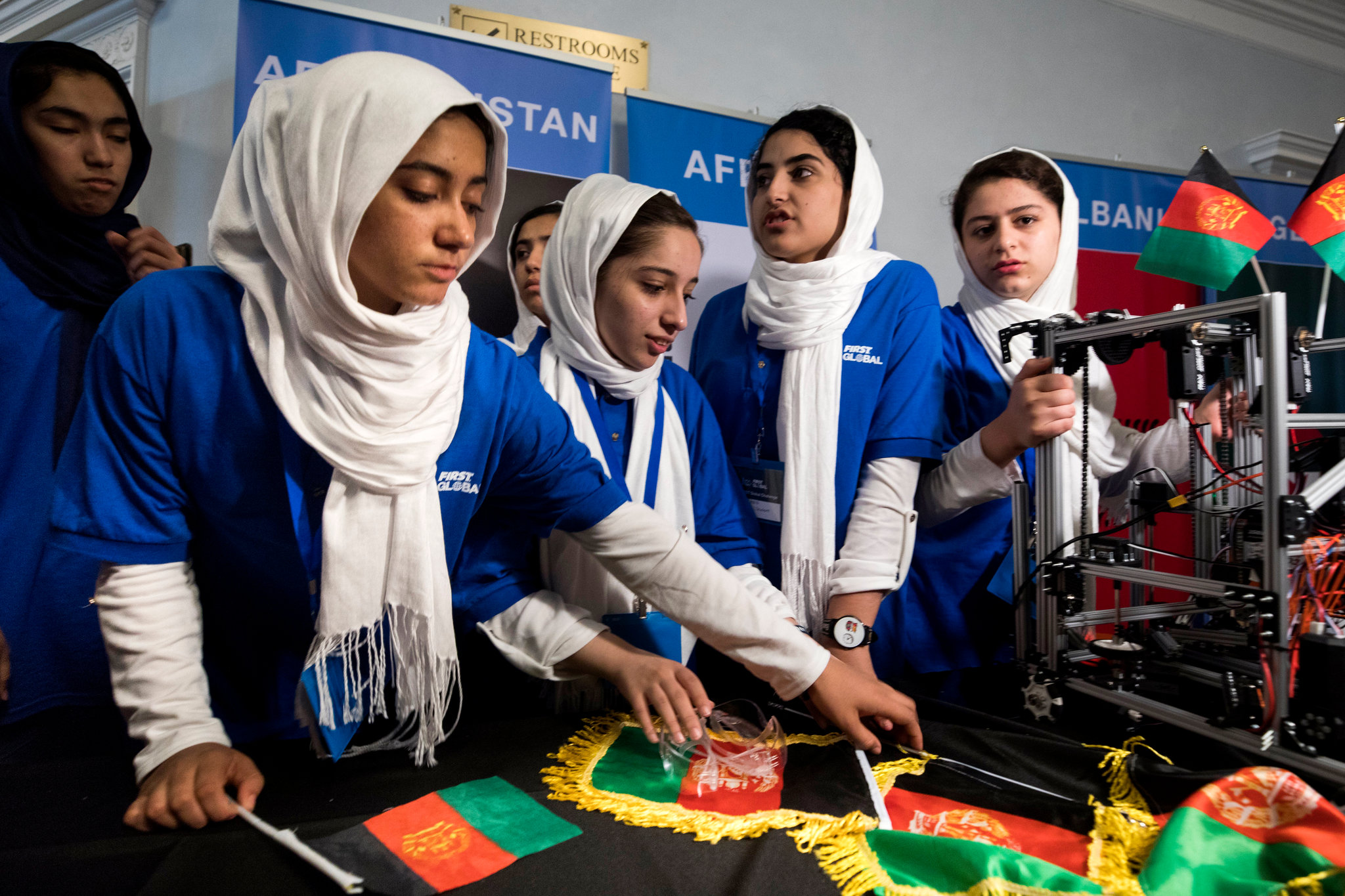 us woman hailed superhero rescue afghan girls robotics