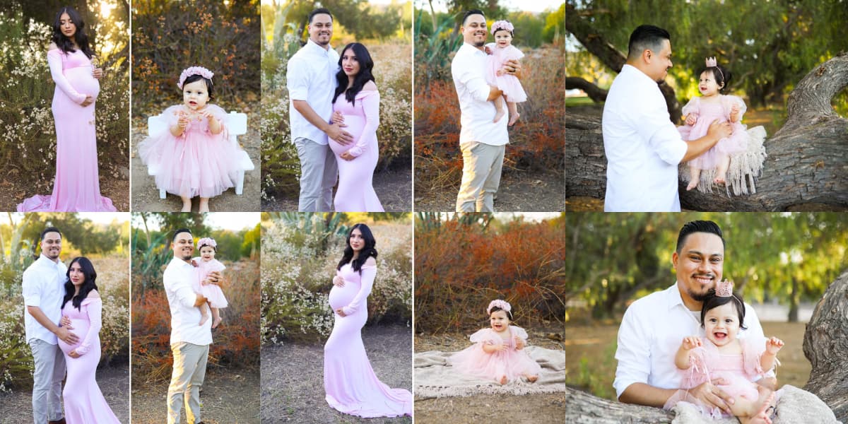 Man-Daughter Recreate Maternity Pictures With His Late Wife