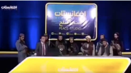 TV anchor forced to praise Taliban with armed men behind
