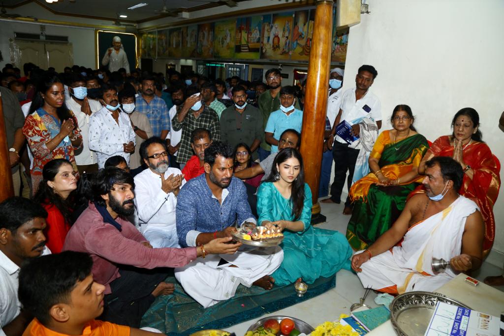 Shooting of Vishal 32 begins with a launch pooja.