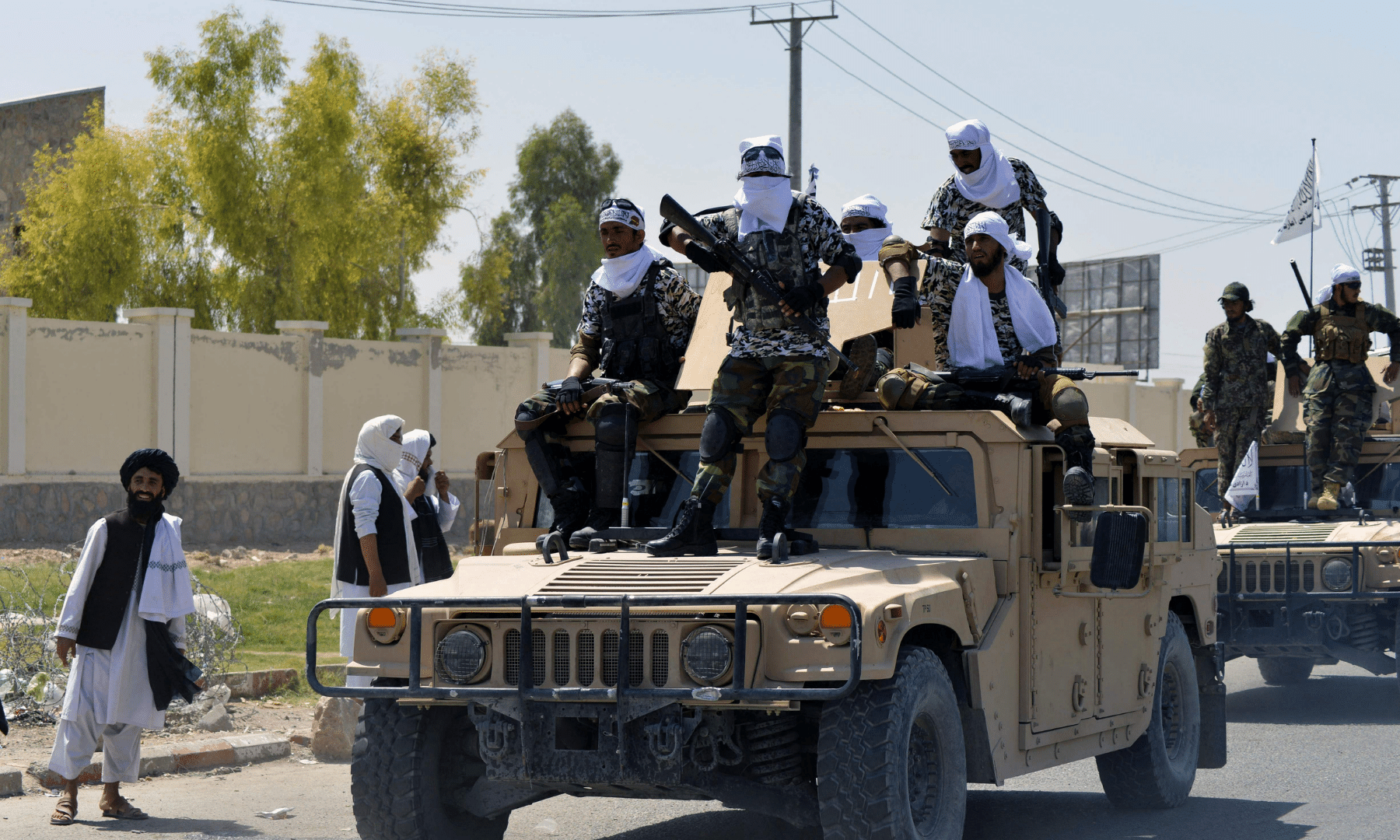 UN warns of food crisis, Taliban parades seized weapons