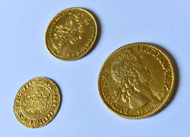 Renovation of a French house creates a rare gold coin treasure