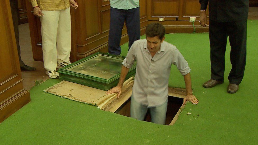 Secret British-era tunnel found in Delhi assembly