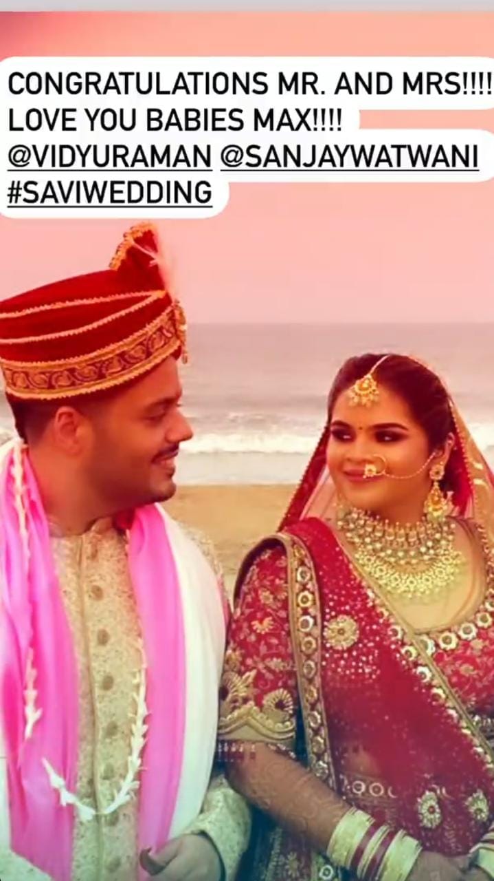 Actress Vidyu Raman ties the knot with her fiancé; dreamy wedding pics are out