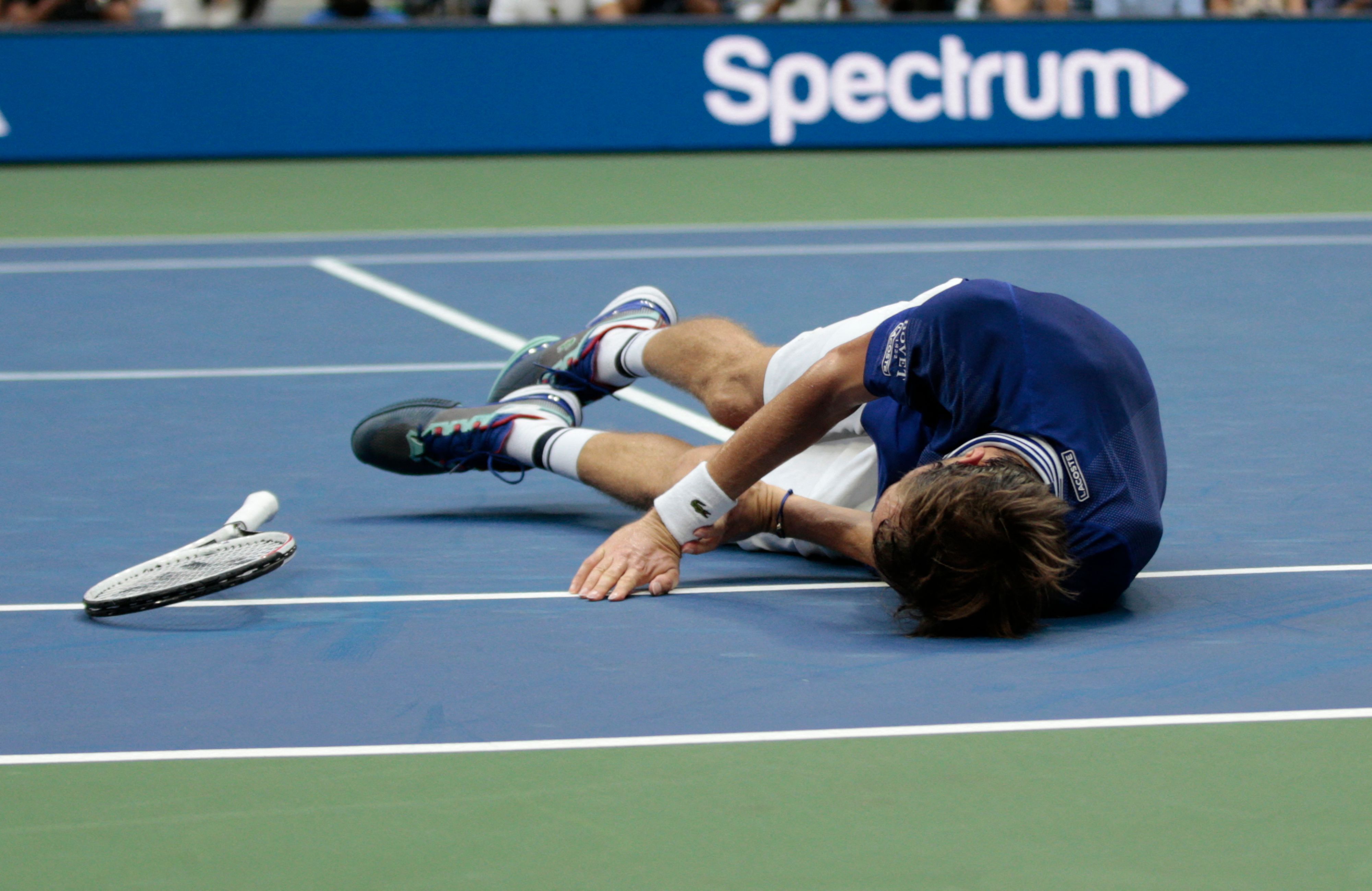 Novak Djokovic Smashes Racquet In Frustration During US Open Final