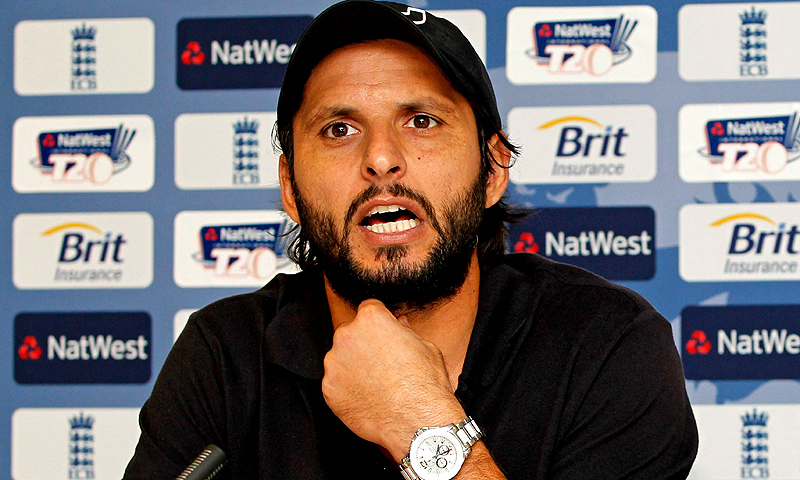 Shahid Afridi has slammed India for not playing in nz