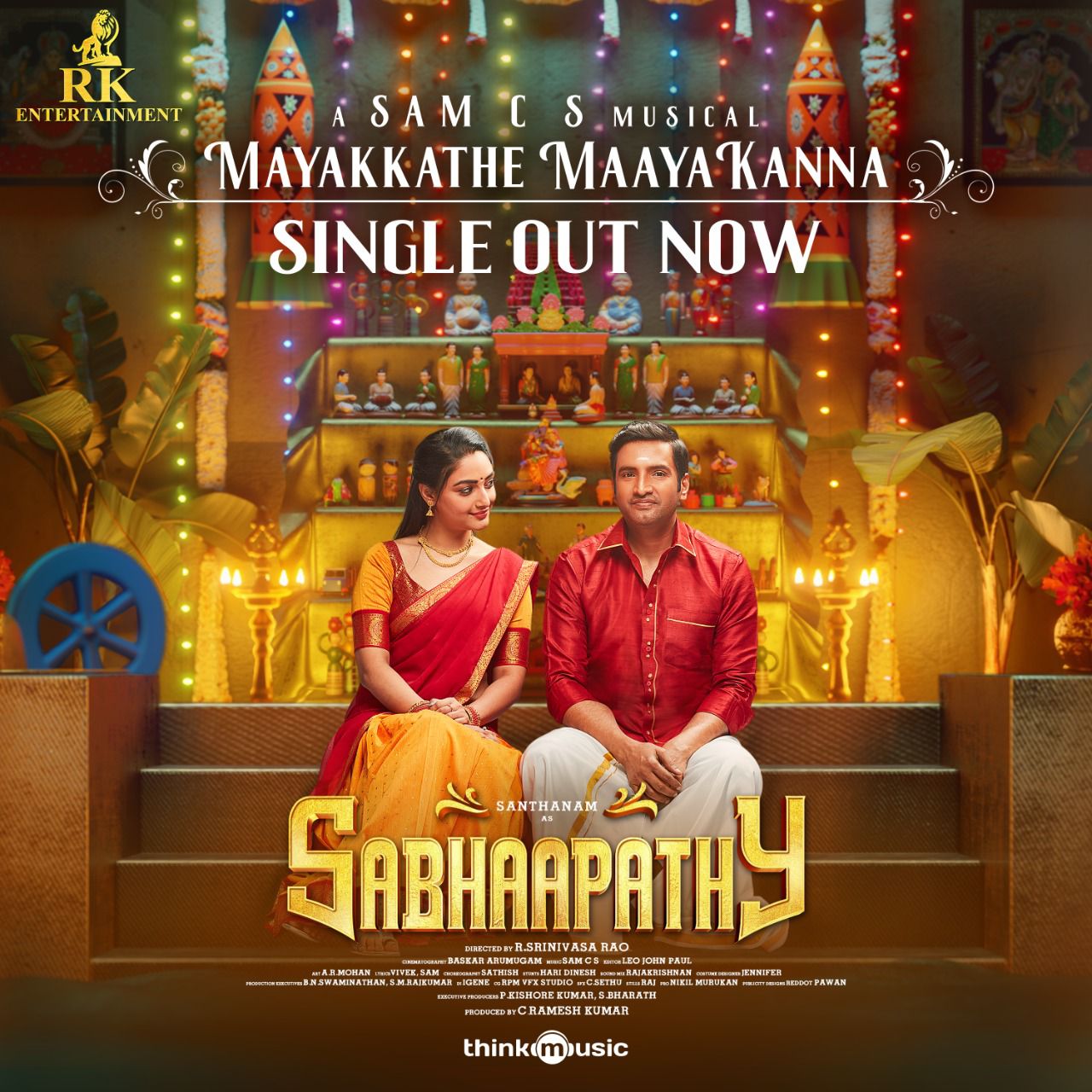 Here is the beautiful first single from Sabhaapathy movie
